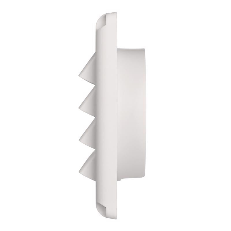 Deflecto Fresh Air Intake 4 in. D White Aluminum/Plastic Vent Dryer Hood