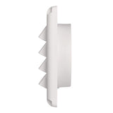 Deflecto Fresh Air Intake 4 in. D White Aluminum/Plastic Vent Dryer Hood