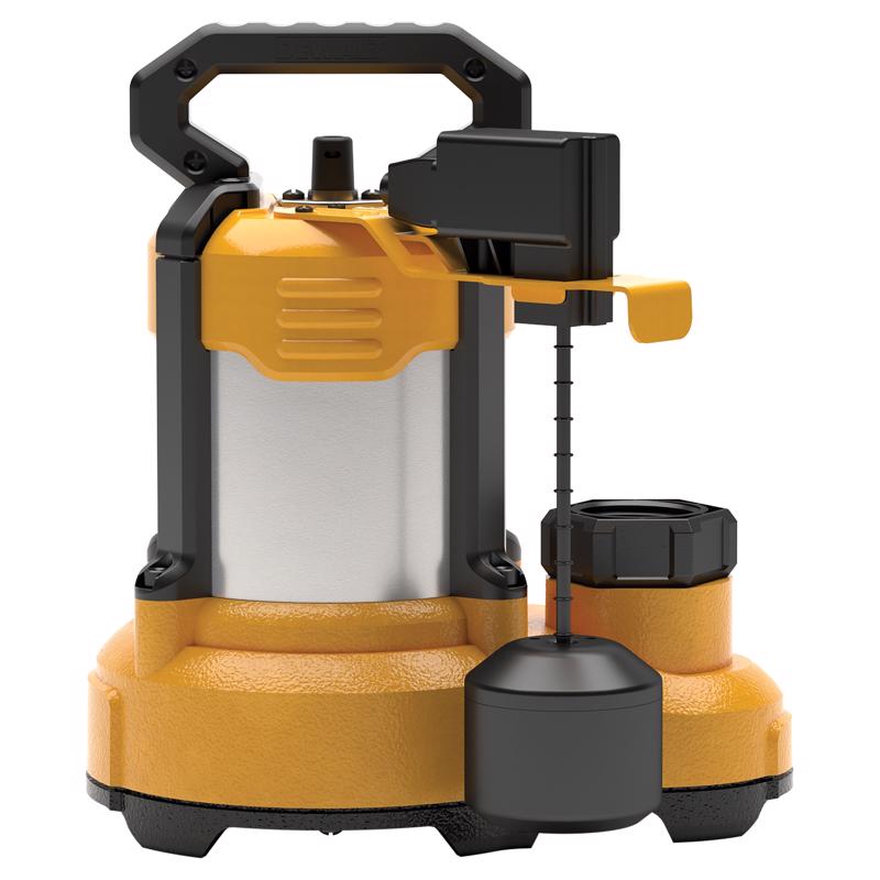 DeWalt 1/3 HP 4500 gph Stainless Steel Vertical Float Switch AC Submersible Sump Pump