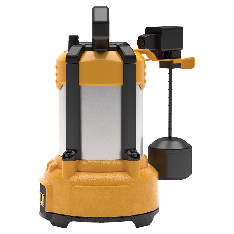 DeWalt 1/2 HP 6100 gph Stainless Steel Vertical Float Switch AC Submersible Sump Pump