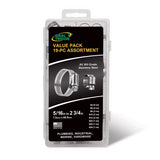 HOSE CLMP SLV ASST 19PK