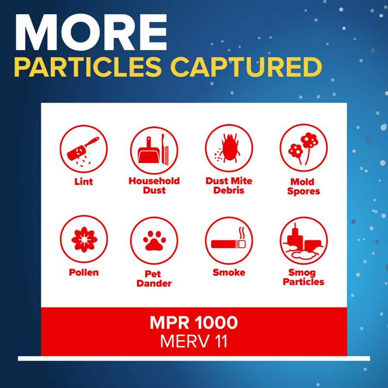 AIR FILTER POLY 20X25X2"