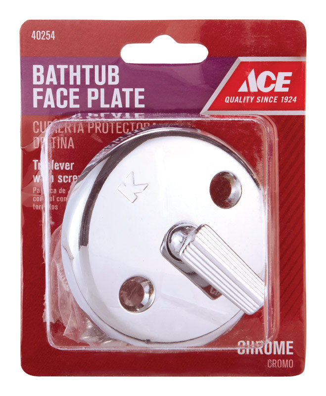 BATH DRAIN FACEPLT CHRM