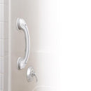 Safe-er-Grip 16 in. L Chrome Plastic Suction Cup Grab Bar