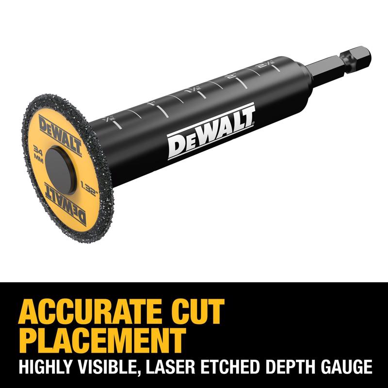 DeWalt Impact Connect PVC Pipe Cutter Black 1 pc