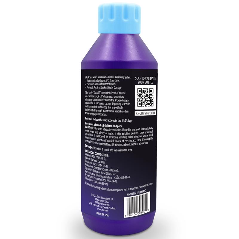 IFLO Air Conditioner Line Cleaner 3 in. W X 10.5 in. H Blue