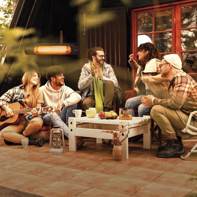 HeatMate Electric Patio Graphite Heater