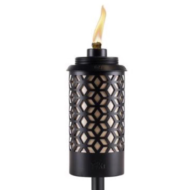 OUTDOOR TRCH BLK STL 65"