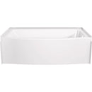 Delta Faucet Classic 500 18 in. H X 60 in. W X 32 in. L White Bathtub