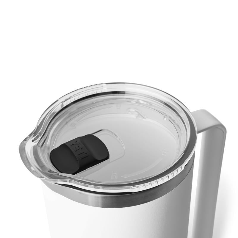 YETI 64 oz White Pitcher Stainless Steel