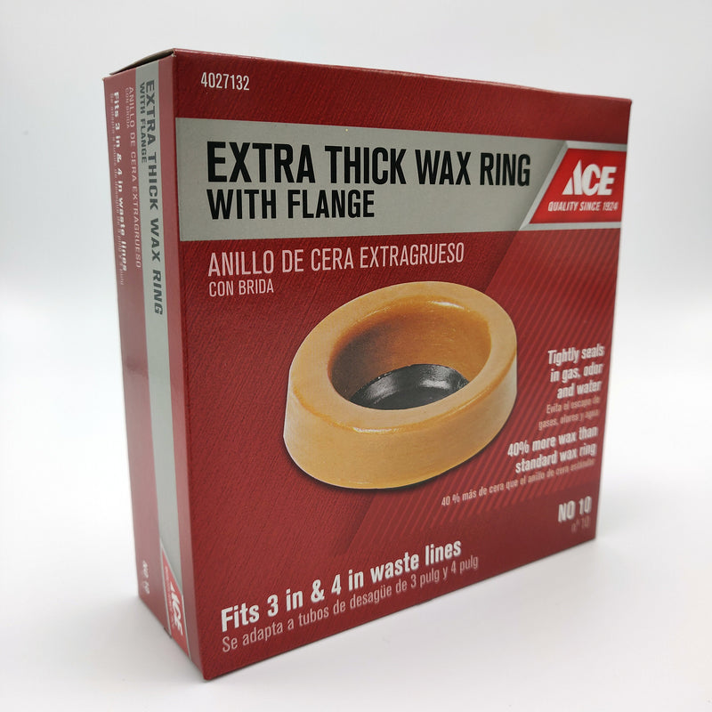 Ace Toilet Bowl Gasket with Wax & Flange