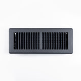 FLR RGSTR STL BLK 12X4"
