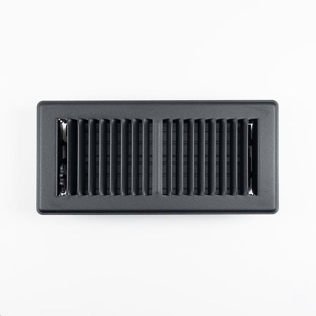 FLR RGSTR STL BLK 10X4"