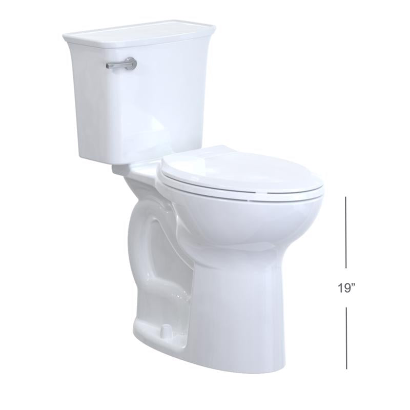 American Standard Elevation ADA Compliant 1.28 gal White Elongated Complete Toilet
