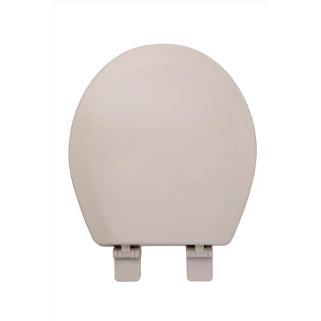 OakBrook Collection Laurel Round Biscuit Wood Toilet Seat