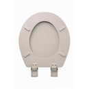 OakBrook Collection Laurel Round Biscuit Wood Toilet Seat