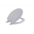 TOILET SEAT RND WOOD SLV