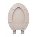 OakBrook Collection Laurel Elongated Biscuit Wood Toilet Seat