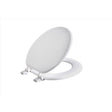 TOILET SEAT RUND WOD WHT
