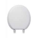 OakBrook Collection Round White Wood Toilet Seat