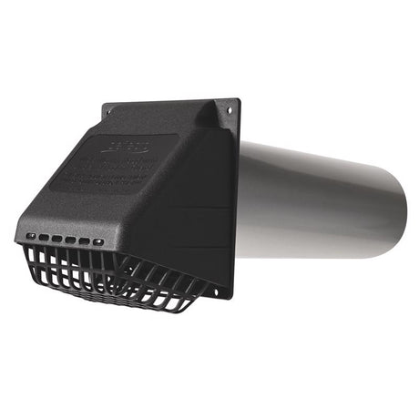 DRYR VNT HD MTLC BLK 4"