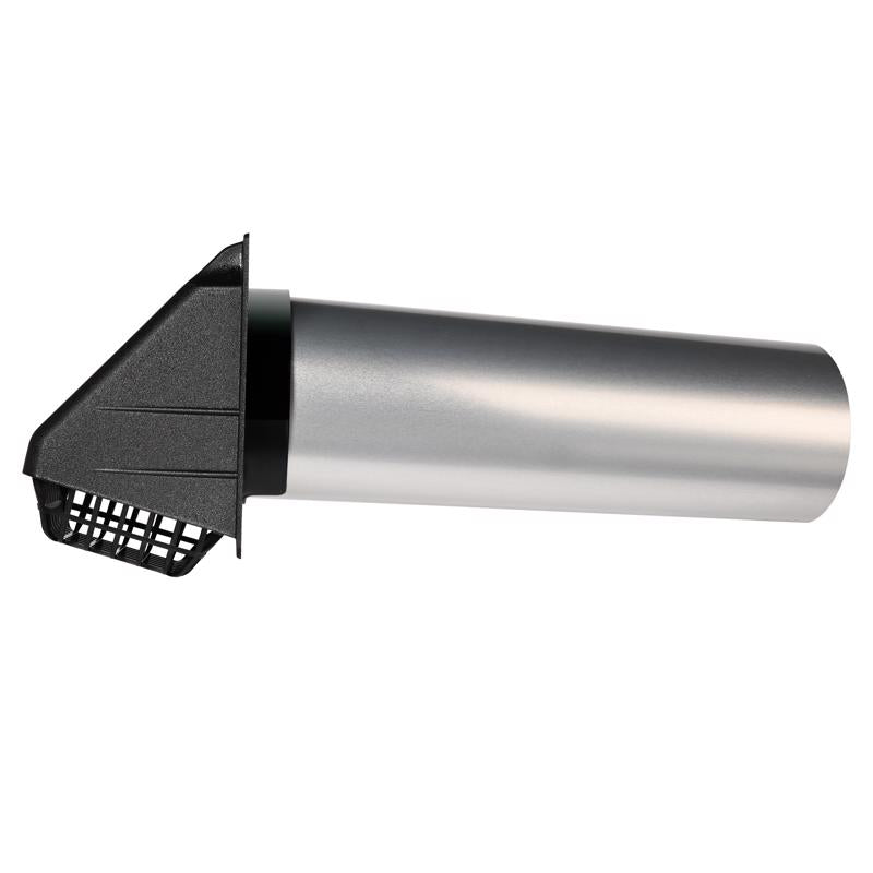 Ace 4 in. W X 4 in. L Metallic Black Resin Dryer Vent Hood