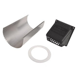 Ace 4 in. W X 4 in. L Metallic Black Resin Dryer Vent Hood