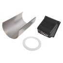 Ace 4 in. W X 4 in. L Metallic Black Resin Dryer Vent Hood