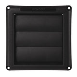 Ace Brand Louvered 4 in. W X 4 in. L Black Resin Dryer Vent Hood