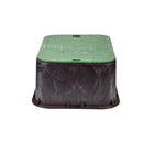 NDS 21.75 in. W X 6.75 in. H Rectangular Valve Box with Cover Black/Green