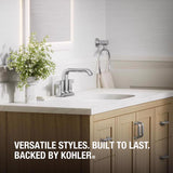 Sterling Agosti Polished Chrome Contemporary Centerset Bathroom Sink Faucet 4 in.