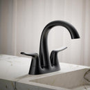 Sterling Endusk Brushed Nickel Transitional Centerset Bathroom Sink Faucet 4 in.