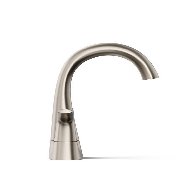 Sterling Endusk Brushed Nickel Transitional Centerset Bathroom Sink Faucet 4 in.