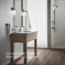 Sterling Endusk Brushed Nickel Transitional Centerset Bathroom Sink Faucet 4 in.