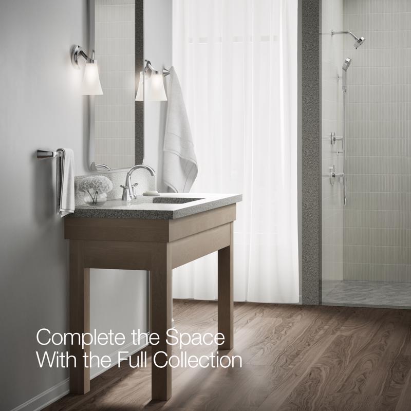 Sterling Endusk Chrome Transitional Centerset Bathroom Sink Faucet 4 in.
