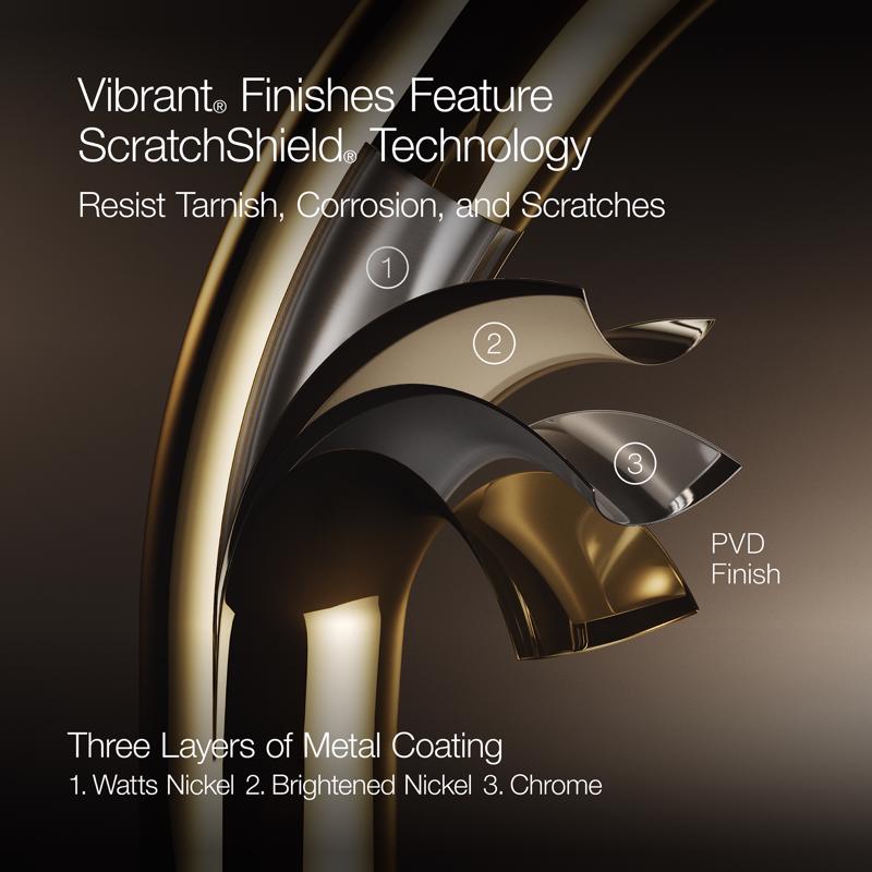 Kohler Facile Vibrant Brushed Nickel Tub and Shower Faucet