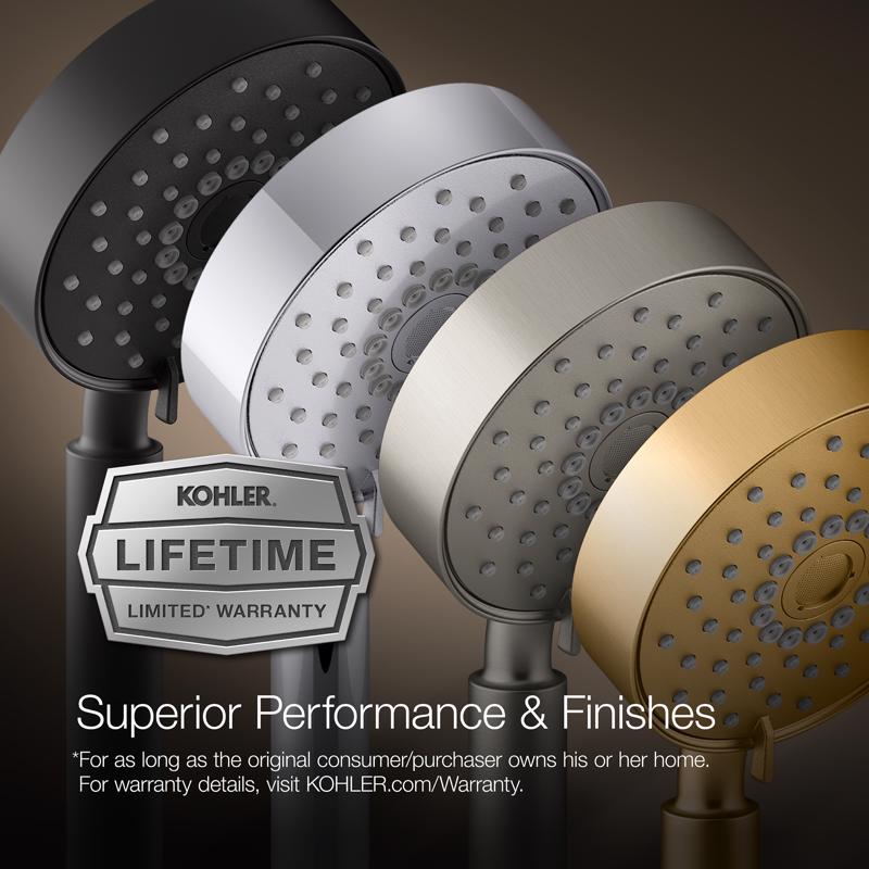 Kohler Facile Vibrant Brushed Nickel Tub and Shower Faucet