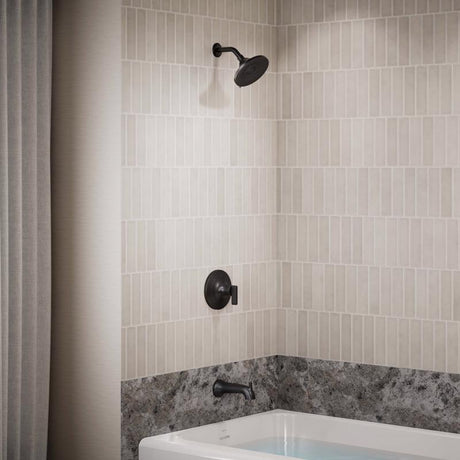 Kohler Sivaro Matte Black Tub and Shower Faucet