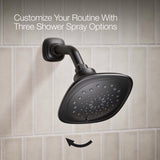 Kohler Envelu Matte Black Tub and Shower Faucet