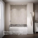 Kohler Envelu Polished Chrome Tub and Shower Faucet