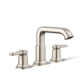 Kohler Envelu Brushed Nickel Modern Widespread Bathroom Sink Faucet 8 in.