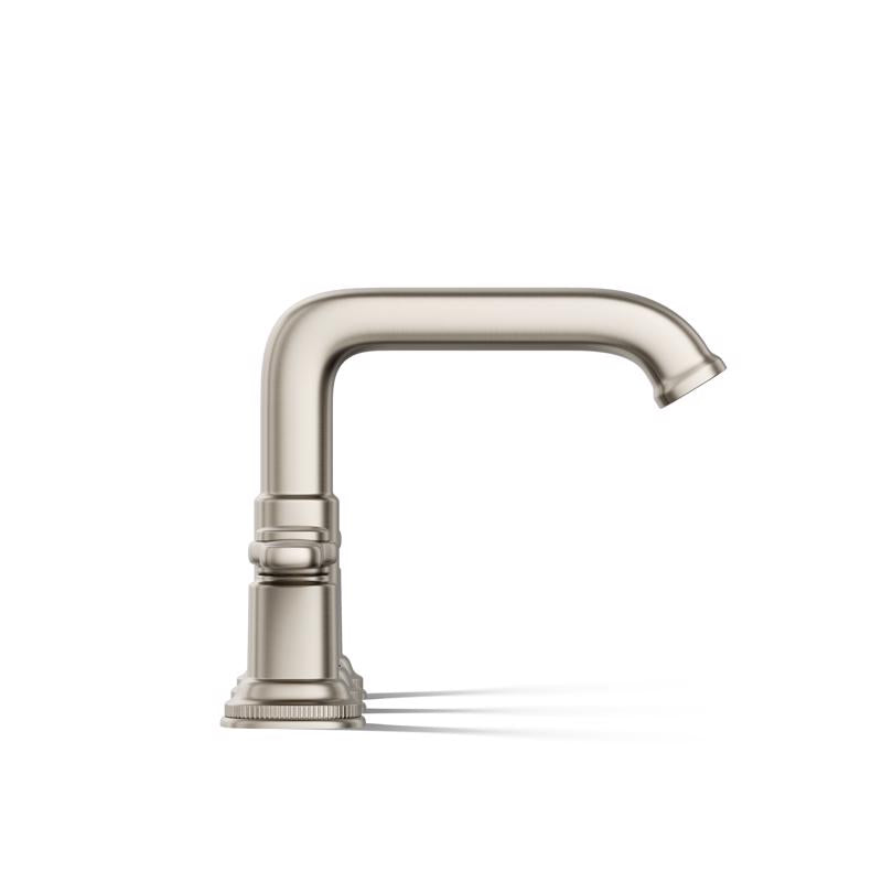 Kohler Envelu Brushed Nickel Modern Widespread Bathroom Sink Faucet 8 in.