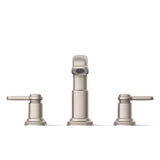 Kohler Envelu Brushed Nickel Modern Widespread Bathroom Sink Faucet 8 in.