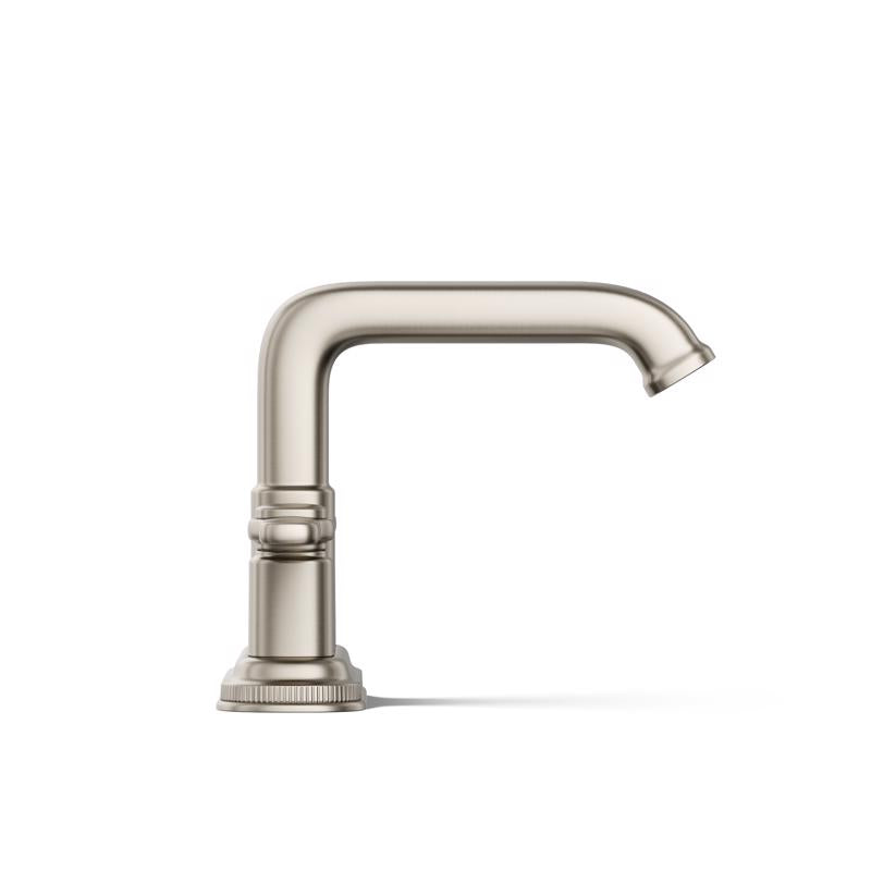 Kohler Envelu Brushed Nickel Modern Centerset Bathroom Sink Faucet 4 in.