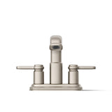 Kohler Envelu Brushed Nickel Modern Centerset Bathroom Sink Faucet 4 in.