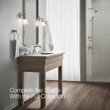 Kohler Envelu Brushed Nickel Modern Centerset Bathroom Sink Faucet 4 in.