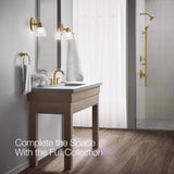 Kohler Facile Brass Traditional Widespread Bathroom Sink Faucet 8 in.