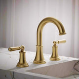 Kohler Facile Brass Traditional Widespread Bathroom Sink Faucet 8 in.