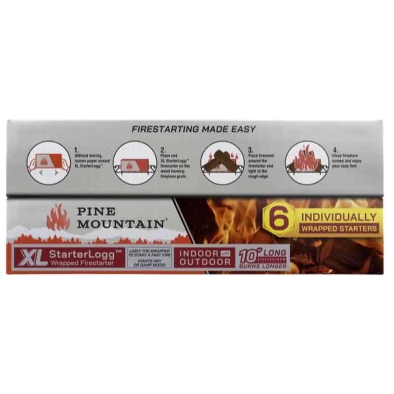 Pine Mountain StarterLogg Wood Fire Starter 15 min 6 pk