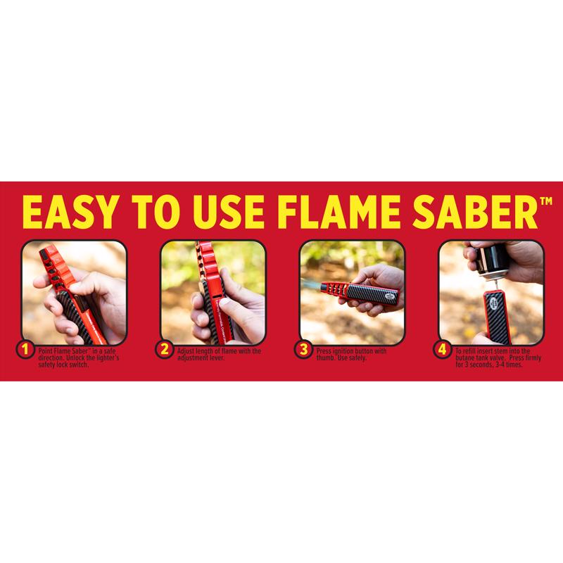 Royal Oak Flame Saber Butane Lighter 1 pk